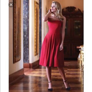 Antonio Melani | Women's Strapless Red Alicia Dress | Size 8